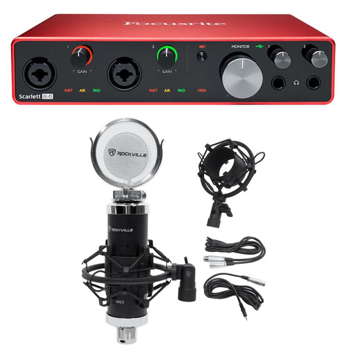 Focusrite SCARLETT 8I6 3rd Gen 192KHz USB Audio Recording