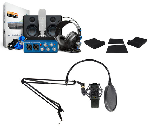 Presonus Gaming Streaming Twitch Bundle w/+Mic+Headphones+Speakers