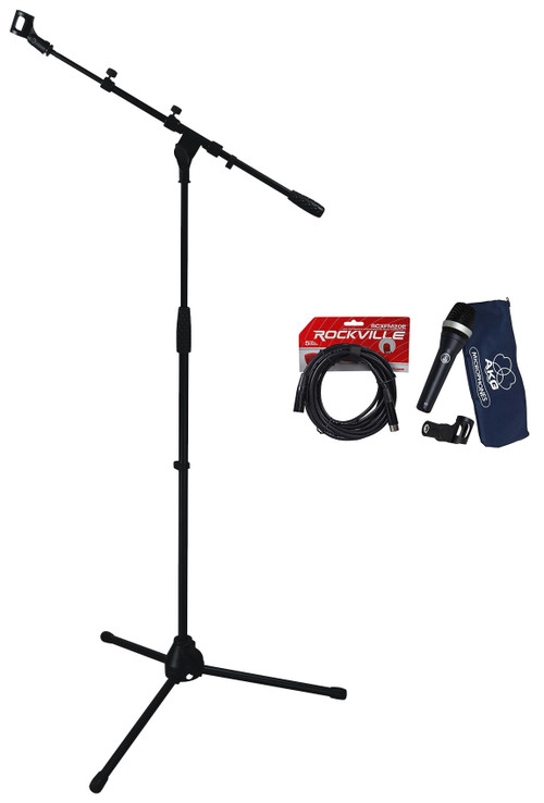 AKG D5 Handheld Dynamic Supercardioid Microphone+Mic Stand w