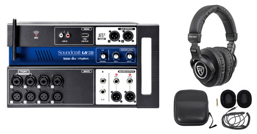 Soundcraft Ui12 12 Input Digital Mixer w/Wifi+App Control+