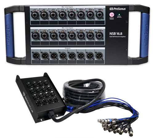 PreSounds セット PRESONUS NSB 16.8 16x8 AVB Stagebox w/XMAX Preamps+16-Ch. 50