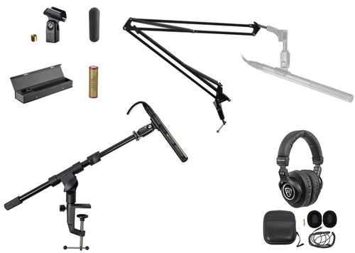 Audio Technica AT897 Shotgun Condenser Microphone Mic+Case+