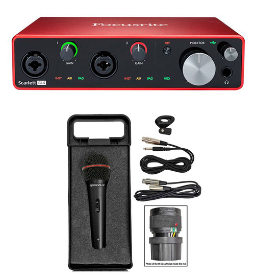 Focusrite SCARLETT 4I4 3rd Gen 192KHz USB Audio Interface