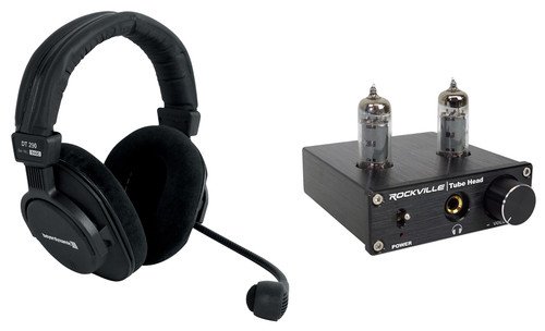 Beyerdynamic DT 290 MK II 250 Ohm Two Ear Broadcasting Headset w Mic Amplifier