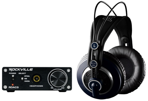 AKG K240 MKII Studio Recording Headphones+DAC Headphone