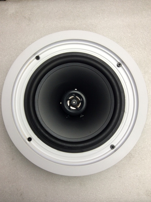 CCL6T WHITE SINGLE SPEAKER WITHOUT GRILL Rockville Audio