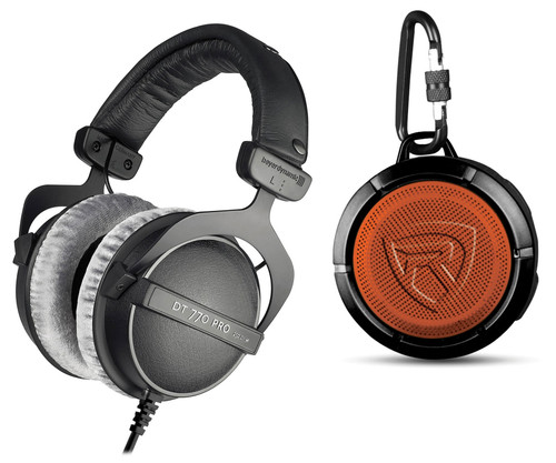 Beyerdynamic DT-770-PRO-250 Closed Back Studio Headphones+Bluetooth Speaker