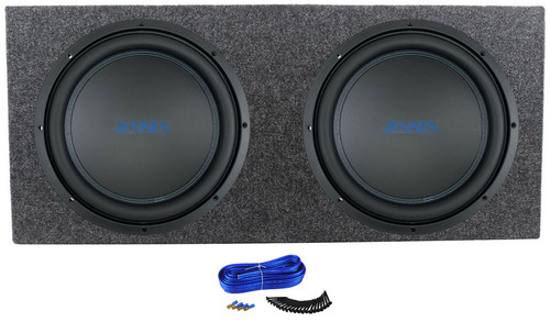Jensen Best 10 Inch Subwoofer And Amp Combo 2) JENSEN J12W 12