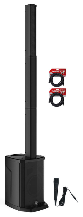 Gemini WPX-2000 1200 Watt DJ/PA Powered Line Array Speaker w/ 8