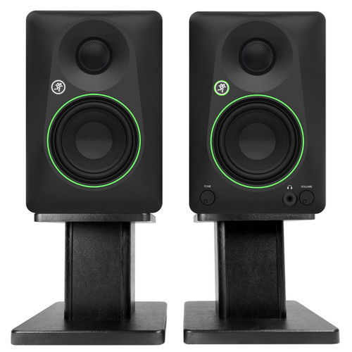 Pair Mackie Powered Studio Monitors w/ Tone Control+