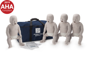 Prestan Infant CPR Training Manikin with CPR Monitor 4 Pack