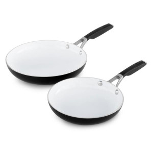 Select 2-Piece 8 in. and 10 in. Ceramic Nonstick Fry Pan Set