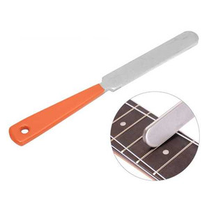 Guitar Fret Crowning Luthier File Stainless Steel Narrow Dual Cutting Edges Tool C122-1167801