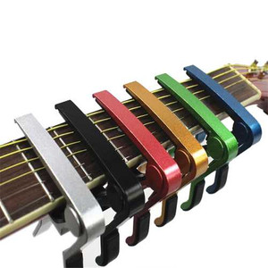 6 Colors Guitar Tuner Aluminum Alloy Tune Clamp Key Trigger Capo for Acoustic Electric Guitar C122-1306254
