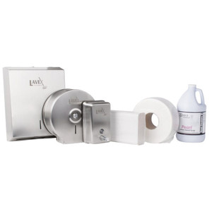 Restroom Dispenser Kit with Liquid Hand Soap Restroom Dispenser Kit with Liquid Hand Soap