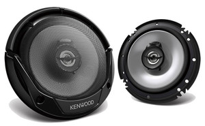 Kenwood KFC-1666S 600W Max (60W RMS) 6.5" KFC 2-Way Coaxial Car Speakers