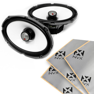 Cerwin-Vega SM69F4 + Free Sound Deadening RPM STROKER 6"X9" 4-ohm 2-way Coaxial Speaker Set | NVX SDSK2