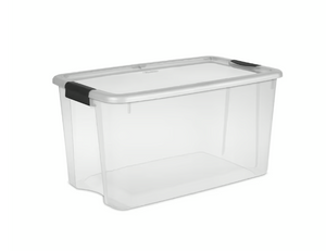 Sterilite Ultra 66L Storage Box - 16.25" X 26.12" X 13.5" (6/CASE)-A2ZHOME Sterilite Ultra 66L Storage Box - 16.25" X 26.12" X 13.5" (6/CASE)-A2ZHOME