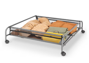 Whitmor Gunmetal Underbed Cart - 5.43" X 1.58" X 27.05" (Pack of 6)" Cart - 5.43" X 1.58" X 27-A2ZHOME Whitmor Gunmetal Underbed Cart - 5.43" X 1.58" X 27.05" (Pack of 6)" Cart - 5.43" X 1.58" X 27-A2ZHOME