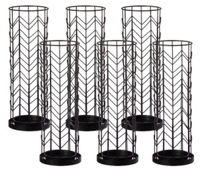 Vintiquewise Black Round Horizontal Design Umbrella Holder Stand for Indoor and Outdoor with Drip Water Tray - 22" x 15" x 20" (6/CASE)-A2ZHOME Vintiquewise Black Round Horizontal Design Umbrella Holder Stand for Indoor and Outdoor with Drip Water Tray - 22" x 15" x 20" (6/CASE)-A2ZHOME