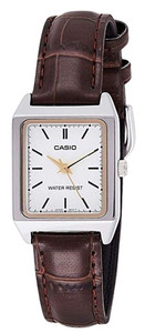 Casio Standard Analog Leather Strap White Dial Quartz Ltp-v007l-7e2 Women's Watch
