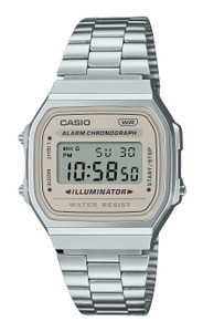 Casio Vintage Digital Stainless Steel Bracelet Quartz A168wa-8 Unisex Watch