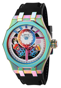 Invicta Specialty Silicone Strap Multicolor Dial Automatic 43199 100m Men's Watch