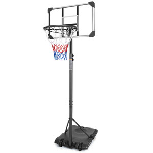 Portable Basketball Goal System with Stable Base and Wheels, use for Indoor Outdoor teenagers youth height adjustable 5.6 to 7ft Basketball Hoop 28" Backboard Portable Basketball Goal System with Stable Base and Wheels, use for Indoor Outdoor teenagers youth height adjustable 5.6 to 7ft Basketball Hoop 28" Backboard