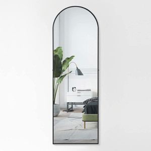 A2ZHOME Full-Length Arched-Top Mirror with Stand - Floor & Wall-Mounted Options A2ZHOME Full-Length Arched-Top Mirror with Stand - Floor & Wall-Mounted Options