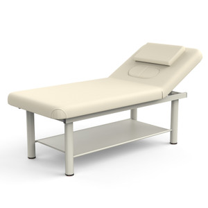 A2ZHOME 80-Inch Wide Beauty Spa Massage Table - Quality Leather Facial Bed with Iron Round Legs - Gray A2ZHOME 80-Inch Wide Beauty Spa Massage Table - Quality Leather Facial Bed with Iron Round Legs - Gray