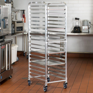 a2zhospo 20 Pan End Load Bun / Sheet Pan Rack - Assembled