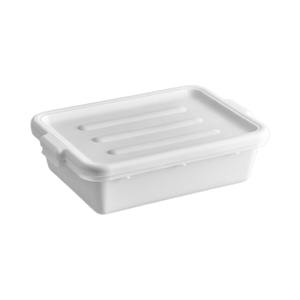 a2zhospo 20" x 15" x 5" White Polypropylene Drain Box / Flatware Soaker Set a2zhospo 20" x 15" x 5" White Polypropylene Drain Box / Flatware Soaker Set