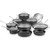 Chef's Classic Hard Anodized 17-Piece Cookware Set