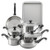 12-Piece Classic Traditions Stainless Steel Cookware Set