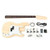 DIY Unfinished Electric Guitar Basswood Wood Body with Neck String C122-1288265