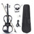 4/4 Electric Violin Full Size Basswood with Connecting Line Earphone & Case for Beginners C122-1225065