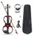 4/4 Electric Violin Full Size Basswood with Connecting Line Earphone & Case for Beginners C122-1225065