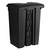 12 Gallon Black Rectangular Step-On Trash Can