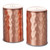 American Metalcraft Copper Salt and Pepper Shaker Set with Hammered Finish