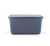 Tuff Store 98L Latching Plastic Storage Blue Tote/Box - Stackable & Nesting - 18.75" X 28.53" X 14.74" (6/CASE)-A2ZHOME