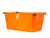 A2ZHOME Large Reusable Orange Box (Stackable) - 13.5" X 22" X 9.5" (6/CASE)-A2ZHOME