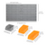 A2ZHOME 44pcs Wall Mounted Tool Organizer Storage Bin Board for Garage Workshop 21.46" X 23.62" X 5.91"-A2ZHOME