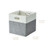 DECOMOMO 13" Cube Collapsible Sturdy Storage Bin with Cut-out Handles - 14" x 14" x 6"-A2ZHOME