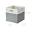 DECOMOMO 11" Cube Collapsible Sturdy Storage Bin with Cut-out Handles - 12"x12"x4"-A2ZHOME