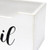 Elegant Designs 11.5 Inch White Wash Rustic Wooden Tabletop Script Word "Mail" Organizer Box, Letter Holder (Case of 6) - 7"x7"x13"-A2ZHOME
