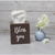 Elegant Designs Brown Wooden Tissue Box with "Bless You" Script in White for Vanity, Bathroom, Bedroom (Case of 6) - 7"x7"x7"-A2ZHOME