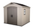 Keter Factor 8 ft. x 8 ft. Resin Outdoor Storage Shed - Weather-Resistant Garden Storage Solution-A2ZHOME