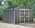 CANOPIA by PALRAM Yukon 11 ft. x 13 ft. Dark Grey Large Garden Outdoor Storage Shed - Spacious and Stylish Outdoor Storage Solution-A2ZHOME
