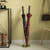 Vintiquewise Gold Round Vertical Design Umbrella Holder Stand - 22" x 15" x 20" - (6/CASE)-A2ZHOME
