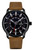 Westar Profile Leather Strap Black Dial Quartz 50228stn883 Men's Watch